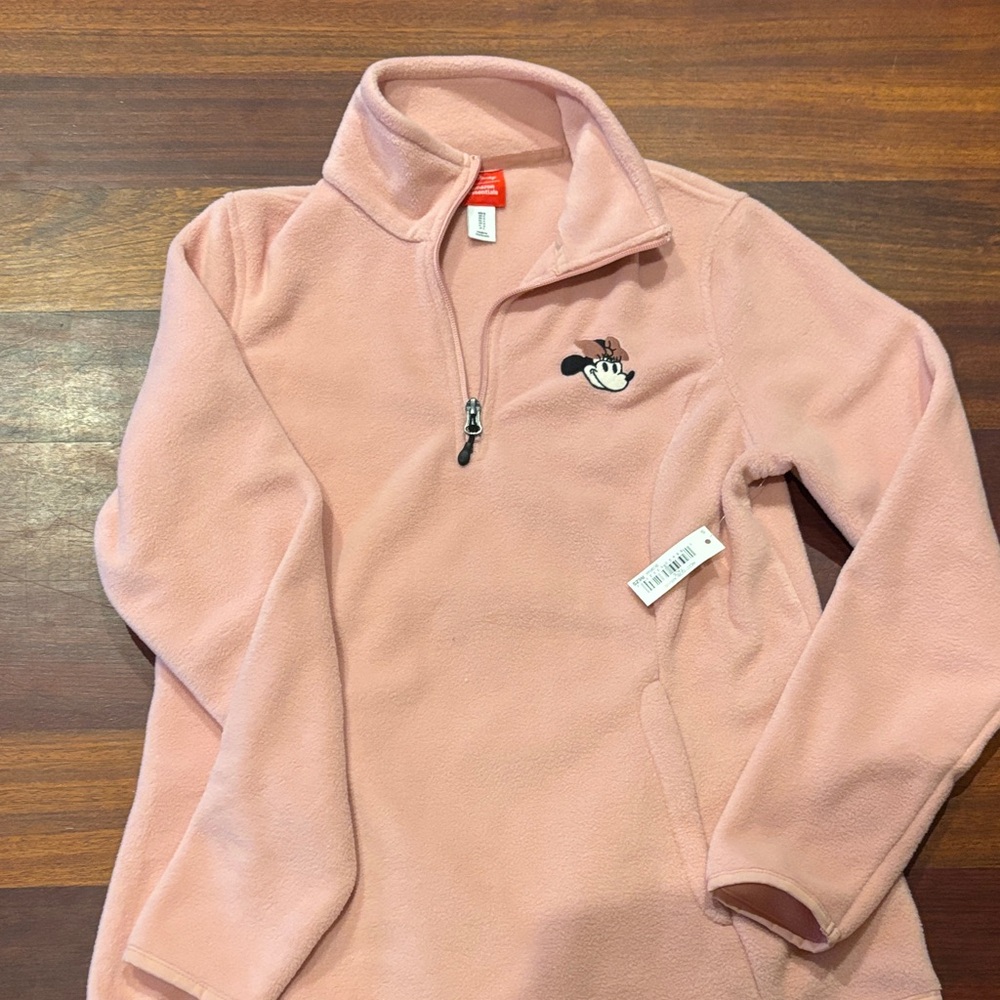 Disney Light Pink Mickey Mouse Fleece Jacket